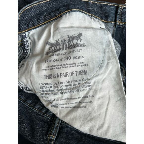 Levi's 559 Relaxed Fit Straight Leg Mens Jeans Blue Size 40 X 30 Denim Pocket - Picture 9 of 9